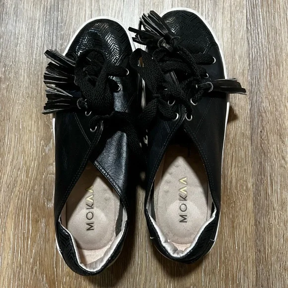 MOKAA Colombian Leather Tassels Platform Sneakers – EU 36 / US 5.5 - Picture 7 of 13